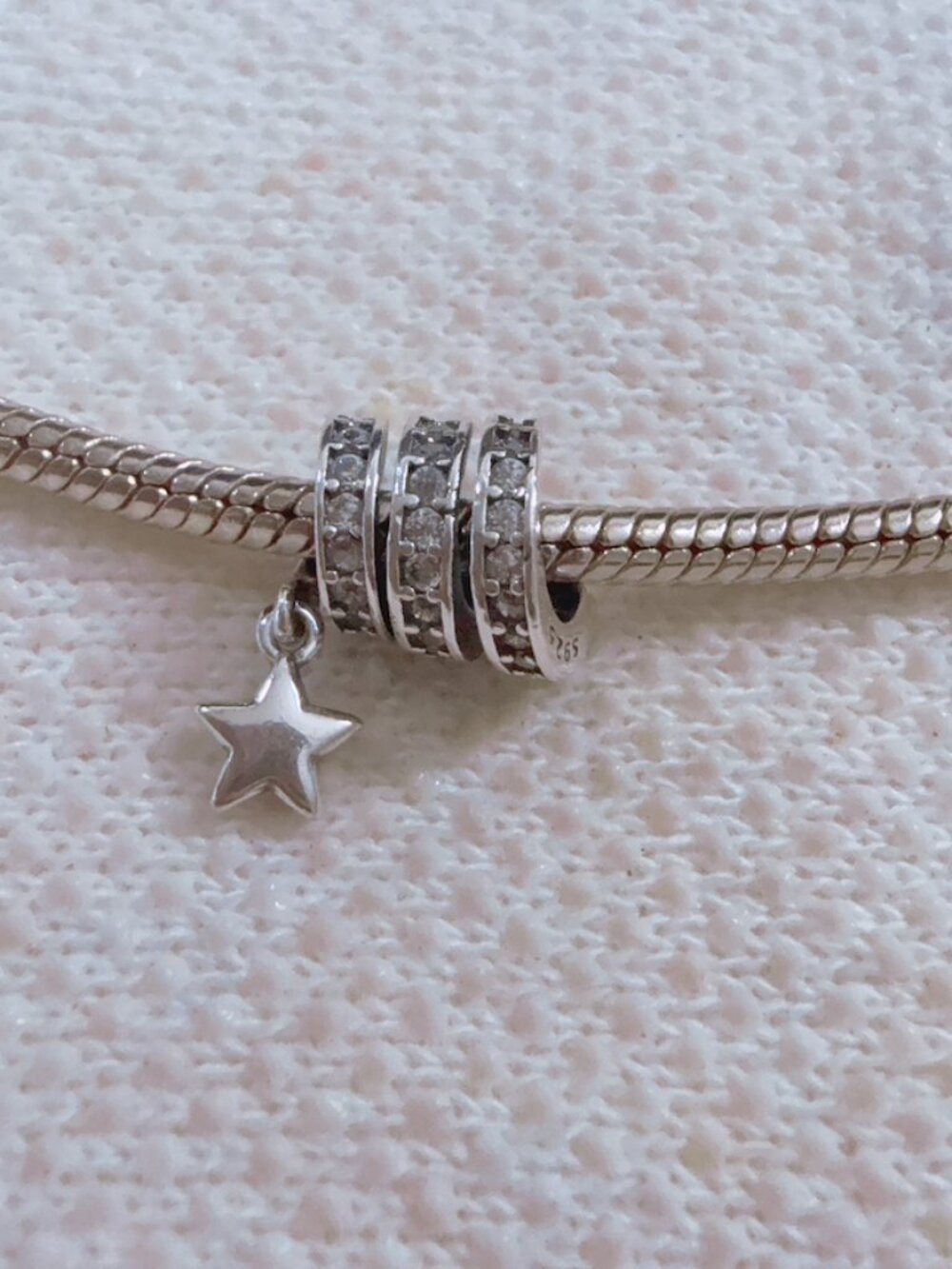 Sparkling Comet Star Charm Winding Shape Star Charm For Pandora Bracelet